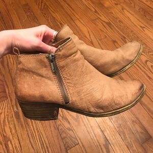 Lucky brand leather booties